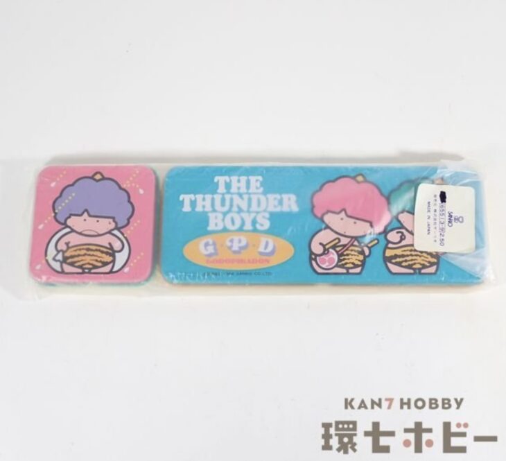 未開封 当時物 80年代 サンリオ ゴロピカドン 缶ペンケース 筆箱