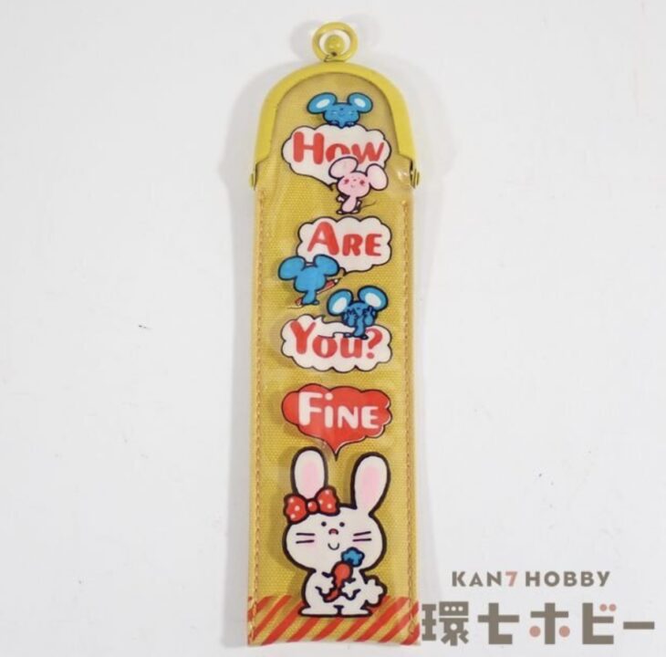 サンリオ 1975年 バニー&マッティ バニー&ラッティ がま口 筆箱