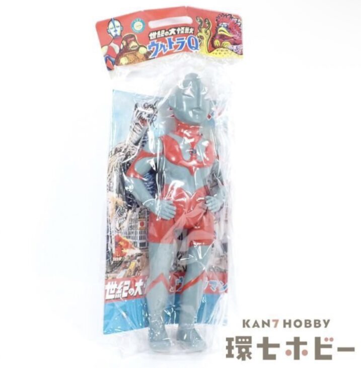 未開封 マルサン 世紀の大怪獣 ウルトラQ ウルトラマン 450 ブルーグレー マルサン友の会限定版 ソフビ