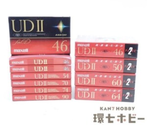 新品未開封 マクセル UDII 46 50 54 60 64 70 74 90 ハイポジション カセットテープ 15本