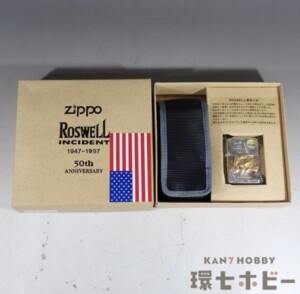未使用 Zippo ジッポ ロズウェル ROSWELL ロズウェル 50th UFO