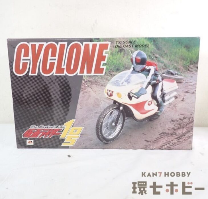 未使用 TAX-WIDE 1/6 ダイキャストモデル サイクロン号 フィギュア 仮面ライダー 1号