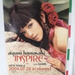 avex 浜崎あゆみ INSPIRE/GAME 店頭用 ポスター B2サイズ