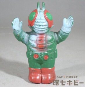 当時物 仮面ライダーV3 ソフビ 指人形 ジャンク
