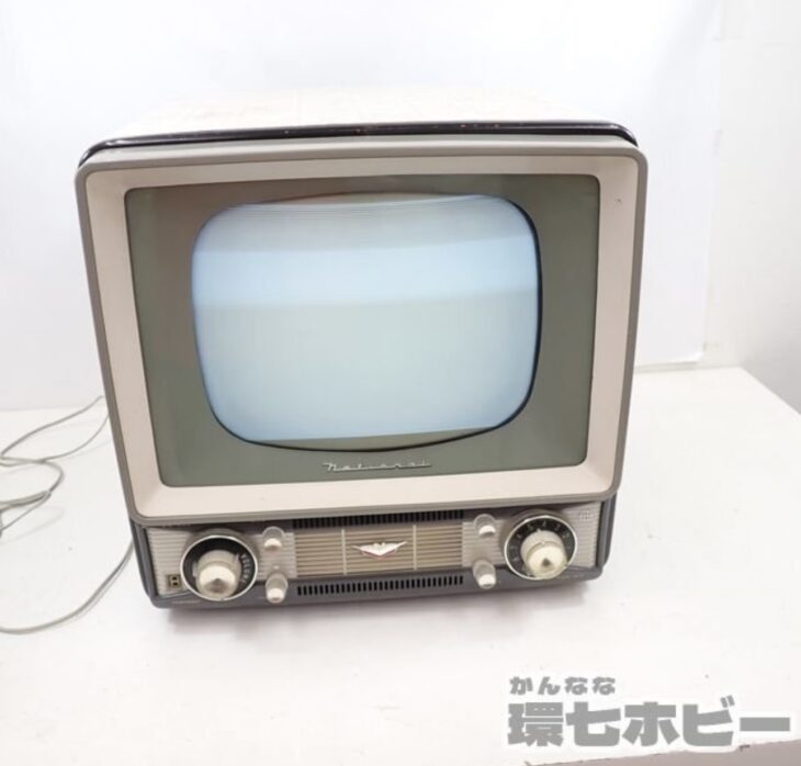 当時物 National ナショナル SW-VOL 真空管 テレビ T14-RIP