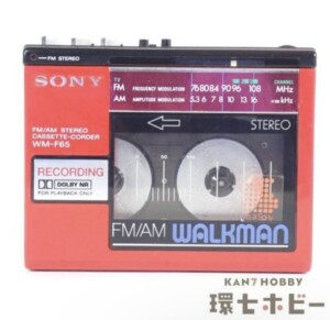 SONY ソニー ウォークマン ポータブル カセットプレーヤー WM-F65 レッド ジャンク