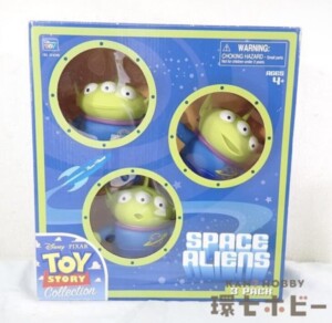 未使用 THINKWAY TOYS スペースエイリアン リトルグリーンメン トイストーリー フィギュア ソフビ