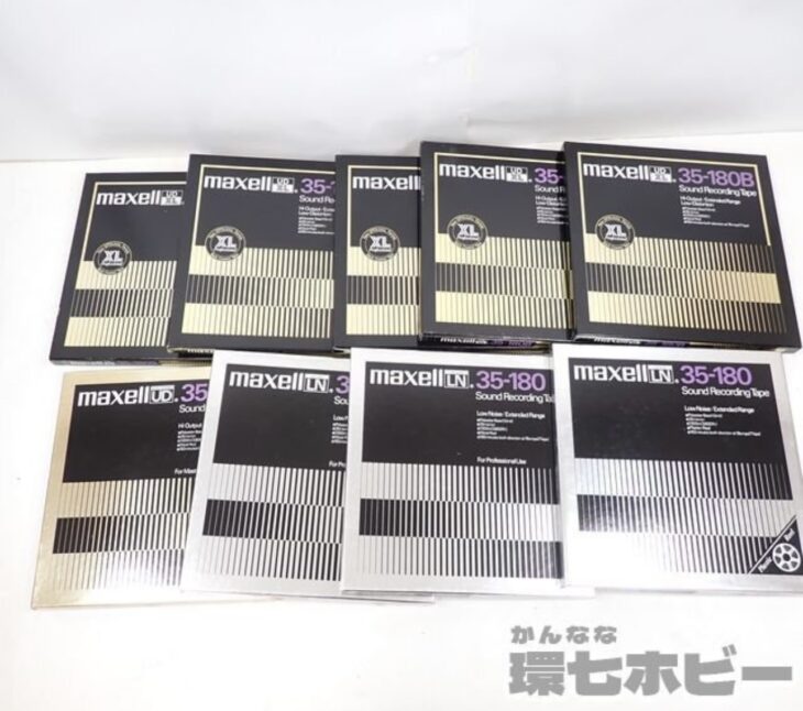 マクセル maxell 35-180B 35-180 10号 メタルリール オープンリールテープ