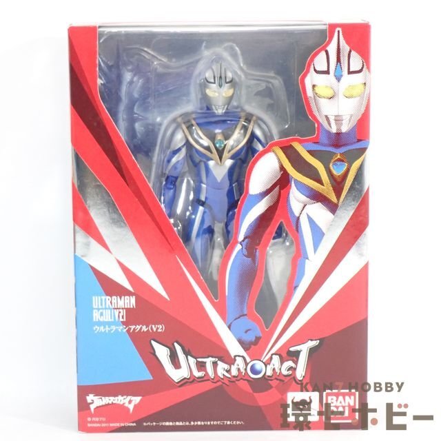 未開封 バンダイ ウルトラアクト ウルトラマンガイア ウルトラマンアグル(V2) フィギュア