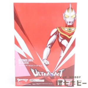 未開封 バンダイ ウルトラアクト ウルトラマンガイア＆XIGファイターセット フィギュア