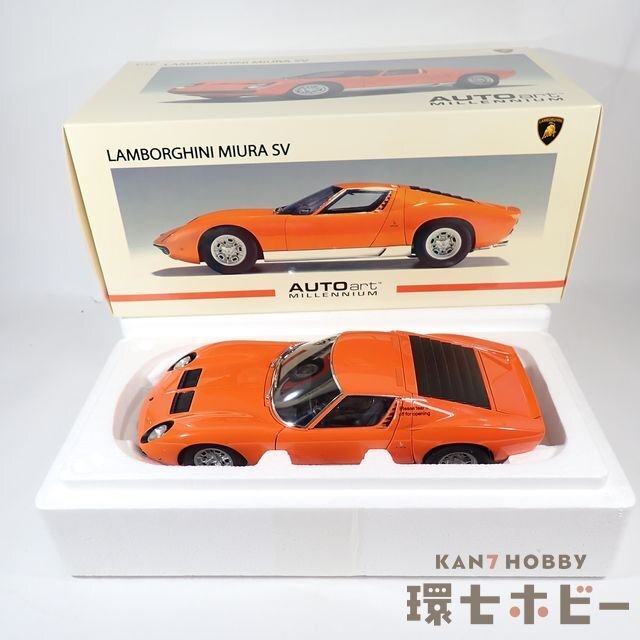 未使用 AUTOart オートアート 1/18 ランボルギーニ ミウラ SV ミニカー