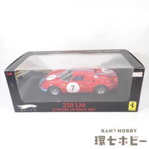 未使用 ELITE エリート 1/18 フェラーリ 250LM 12 HOURS OF REIMS 1964 ミニカー