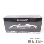 未使用 ミニチャンプス MINICHAMPS 1/18 ポルシェ 918 スパイダー 2010 ミニカー