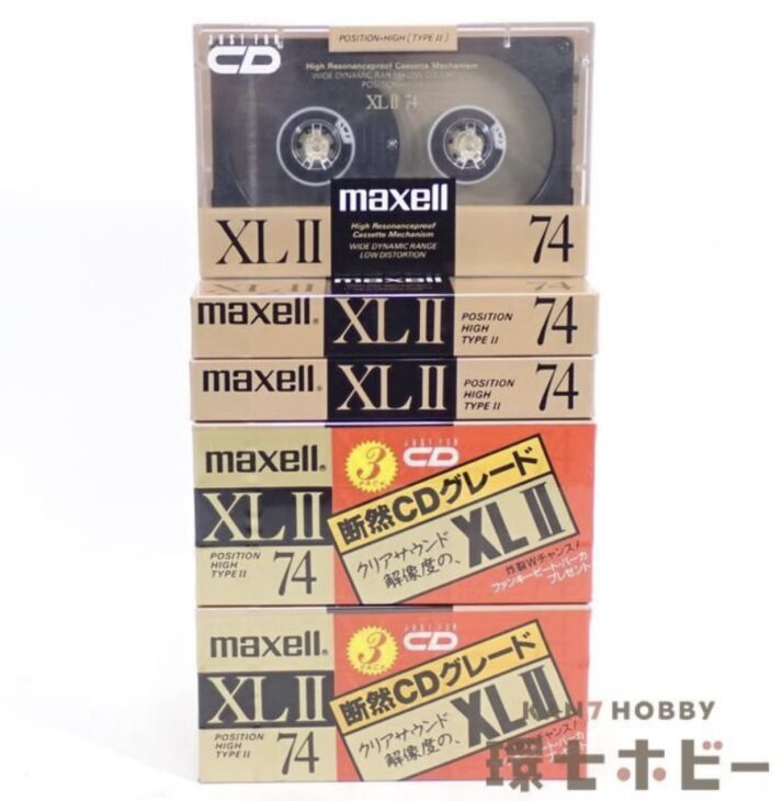 未開封 マクセル XL II 74 カセットテープ ハイポジション 9本