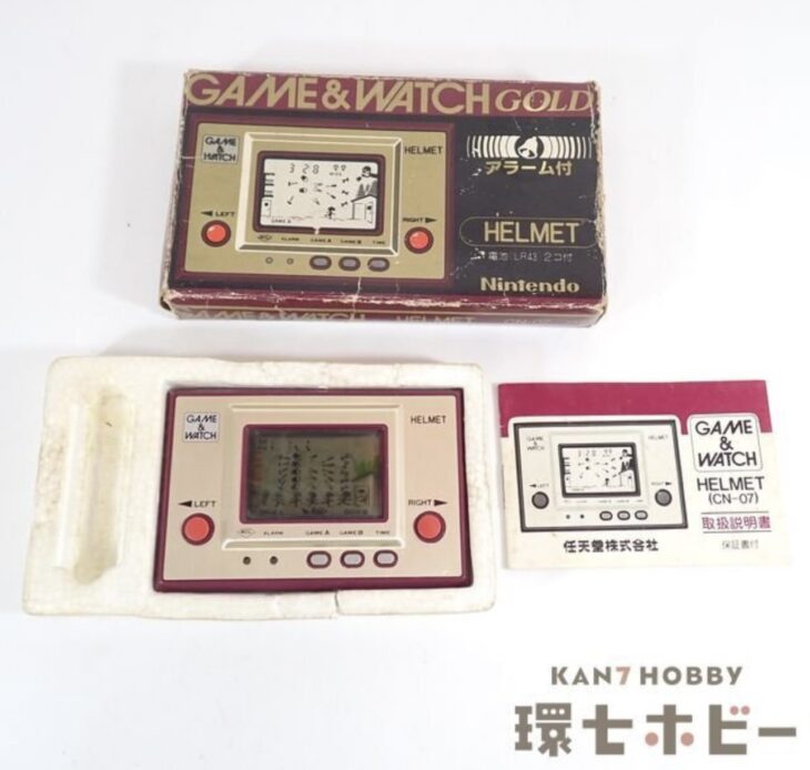 任天堂 ゲームウォッチ ゴールド ヘルメット CN-07