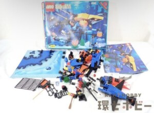 当時物 LEGO レゴ デビルシャークブラックベース レゴシステム #6190 ジャンク