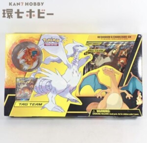 未開封 英語版 ポケモンカードゲーム レシラム&リザードンGX フィギュアコレクション ボックス