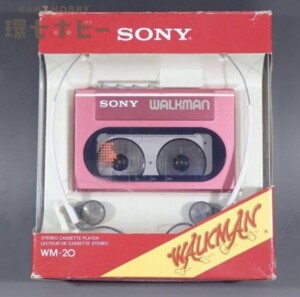 SONY ソニー ウォークマン WM-20 ピンク ヘッドホン