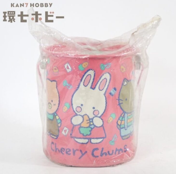 未使用 1984年 当時物 サンリオ チアリーチャム 貯金箱 缶