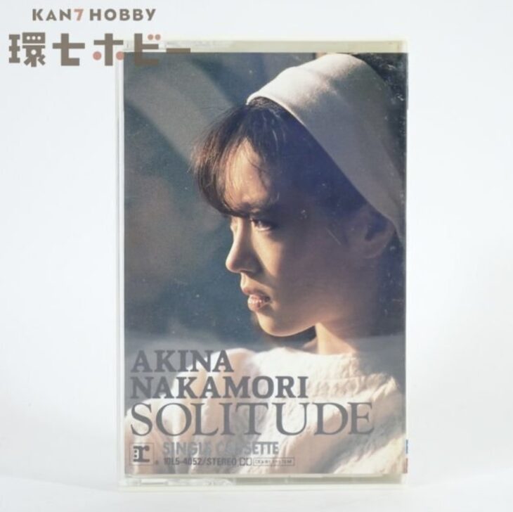 カセットテープ 中森明菜 SOLITUDE アゲイン 歌詞カード付き