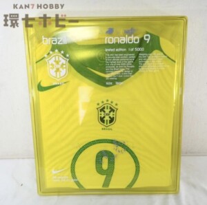 未使用 NIKE ナイキ サッカー ブラジル代表 RONALDO #9 ロナウド 限定版 Lサイズ ユニフォーム