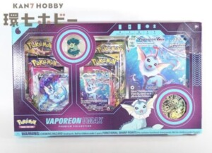 未開封 英語版 ポケモンカードゲーム Vaporeon VMAX プレミアムコレクションボックス BOX シャワーズ