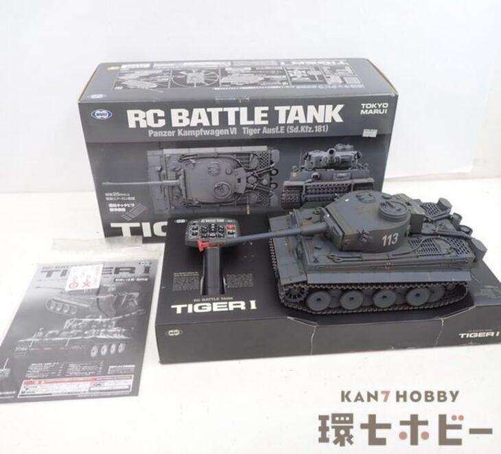 東京マルイ 1/24 RCバトルタンク ドイツ重戦車 タイガー1 ラジコン ジャンク
