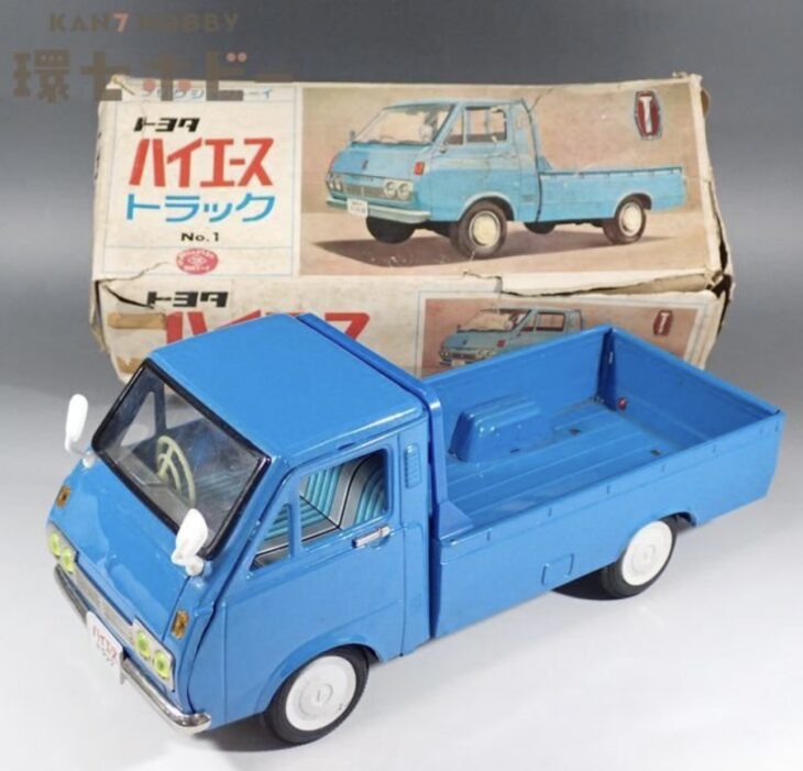 野村トーイ トヨタ ハイエース トラック フリクションカー 日本製 ブリキ