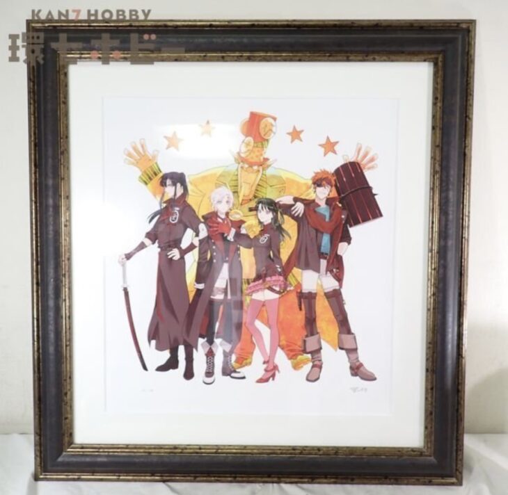 D.Gray-man 星野桂の世界展 直筆サイン入り 複製原画 45/100 リトグラフ