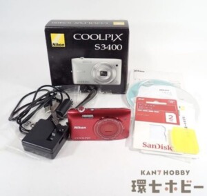 Nikon ニコン クールピクス S3400 コンパクト デジタルカメラ 4.7-32.9mm 1:3.4-6.4