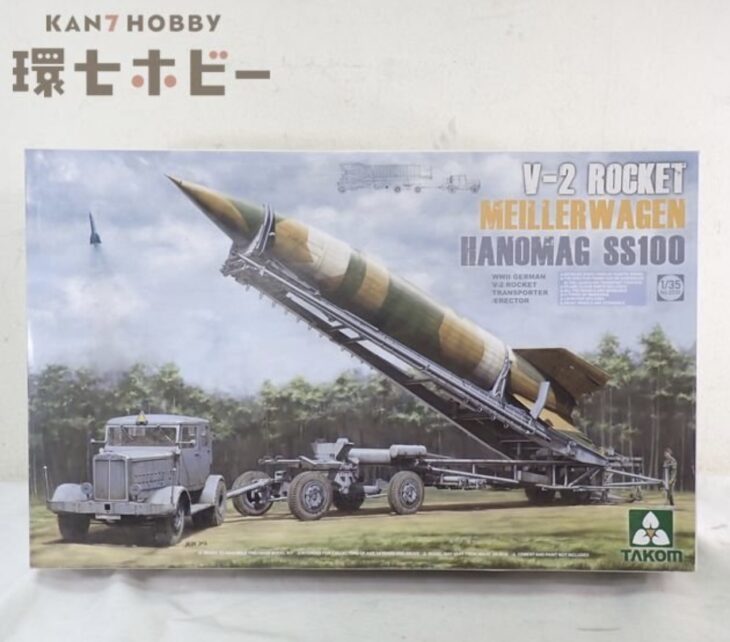 未組立 TAKOM タコム WWII 1/35 V-2 ROCKET MEILLER WAGEN HANOMAG SS100 プラモデル