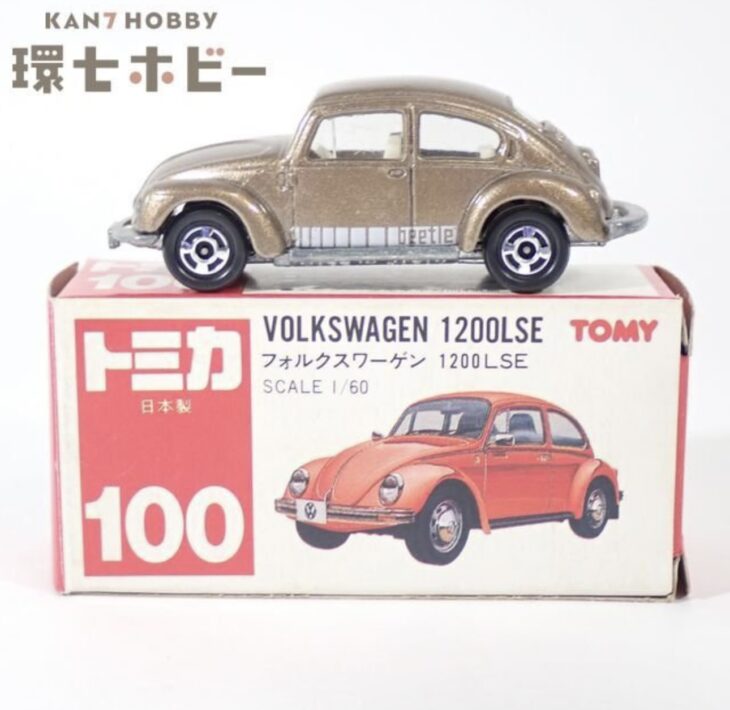 赤箱 トミカ 100 1/60 フォルクスワーゲン 1200LSE ミニカー