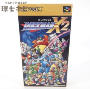 SFC ロックマンX2 箱・説明書・ハガキ有 スーパーファミコン ソフト
