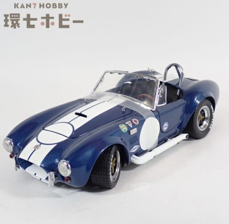 京商 1/18 コブラ427 ブルー ミニカー