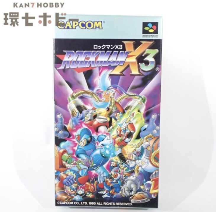 SFC ロックマンX3 スーパーファミコン ソフト 箱・説明書・ハガキ有