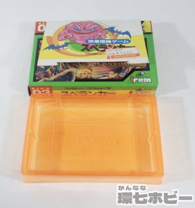 空箱のみ アイレム スペランカー ファミコンソフト ポップ付