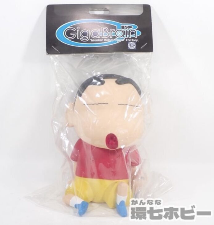 未開封 ギガブレイン クレヨンしんちゃん 嵐を呼ぶほのぼの奇天烈スペシャル アニメカラー ソフビ