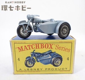 レズニー LESNEY マッチボックス MATCHBOX トライアンフ バイク サイドカー ミニカー