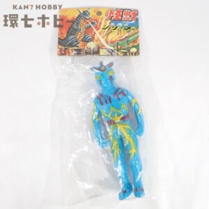 未開封 パチ 無版権 怪獣ニューシリーズ イナズマン ソフビ人形