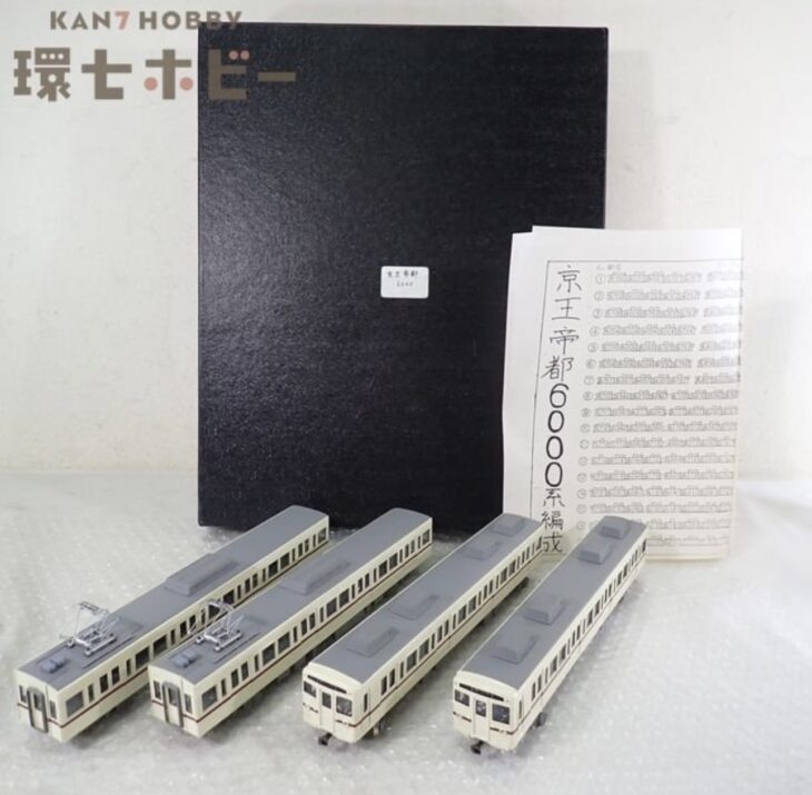 HOゲージ 京王百貨店:製 京王帝都6000系 4両セット 鉄道模型