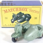 マッチボックス レズニー モータースクーター&サイドカー ミニカー