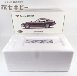 AUTOart オートアート ミレニアム 1/18 トヨタ 2000GT マルーン ミニカー
