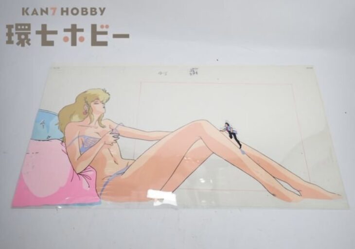 大判 シティーハンター 野上冴子 冴羽僚 セル画