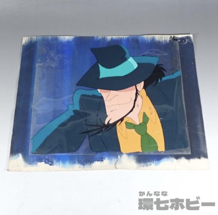ルパン三世 次元大介 セル画 背景付き