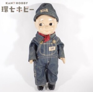 当時物 BUDDY LEE バディーリー ドール オーバーオール デニム 人形