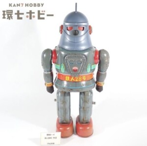 1963年 野村トーイ 鉄人28号 No.2 全高約33cm 電動歩行 ブリキ人形 ジャンク
