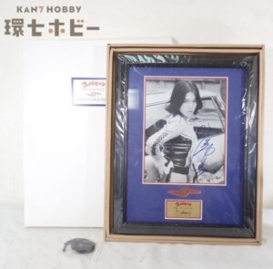 直筆サイン入り バンダイ ウルトラセブン 誕生40周年記念 フォトパネル 友里アンヌ隊員 ひし美ゆり子