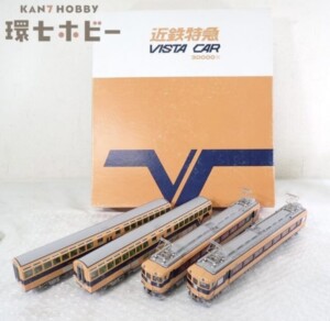 HOゲージ KTM カツミ模型店 近鉄特急30000系ビスタカー 2301 4軸固定編成 完成品 4両セット 鉄道模型
