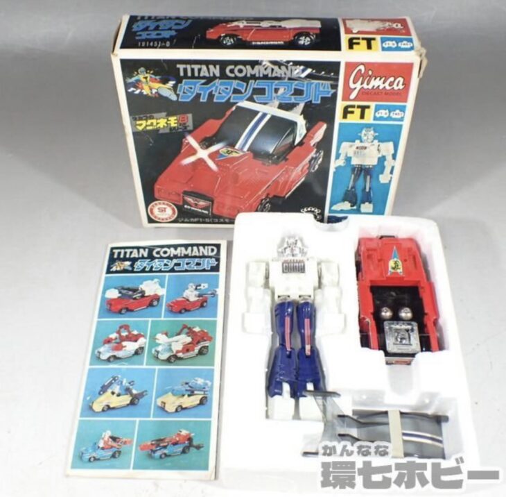 旧タカラ ミクロマン タイタンコマンド ジムカ F1-S コスモード T451 ジュピタス マグネモ8シリーズ
