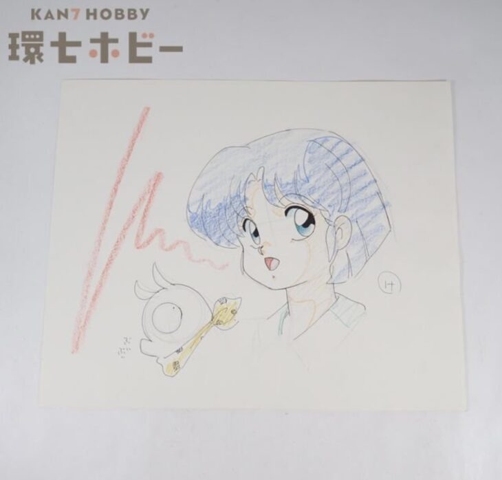 直筆画 当時物 らんま1/2 天道あかね アニメーターorアシスタント 直筆イラスト